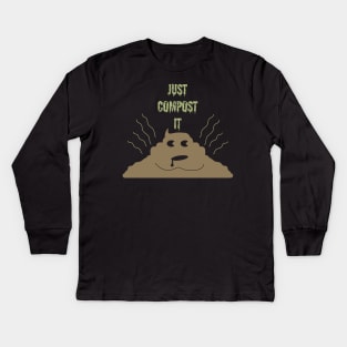 Just Compost It Kids Long Sleeve T-Shirt